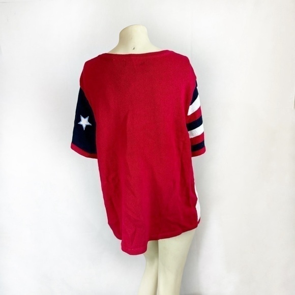 Knit & Pearl Knitted Americana Vintage Sweater - Picture 3 of 7